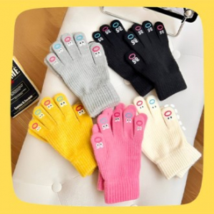귀염뽀짝 손가락 스마트폰 터치장갑 겨울장갑 Y2548