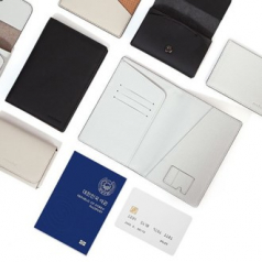 그레인 가죽 여권지갑 트래블러 여행용 지갑 여권케이스 파우치