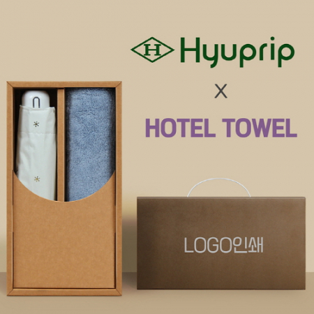 협립 5단 눈꽃 암막 우양산 +코마40수180호텔타월-세트 #2