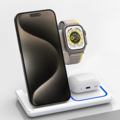 접이식 충전기 고속무선풍전기 핸드폰 워치 에어팟 충전 3in1충전기 거치대
