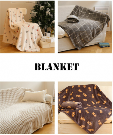 부드러운 블랭킷 겨울 극세사 무릎 담요 100*80 / 150*100 / 200*150 #2