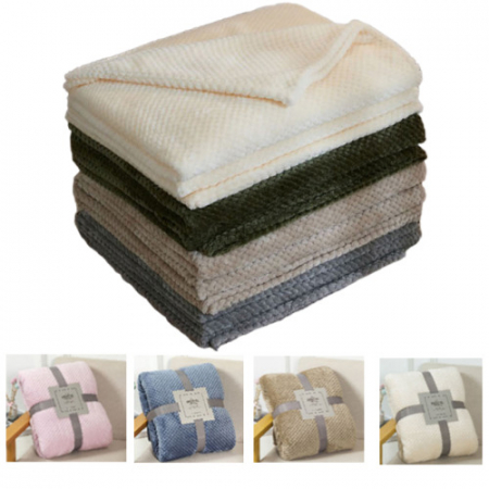 극세사담요 와플담요 보온담요 2사이즈 담요선물 겨울담요 #2