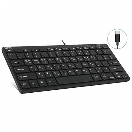 EBUFF C타입 유선 미니 키보드 #4