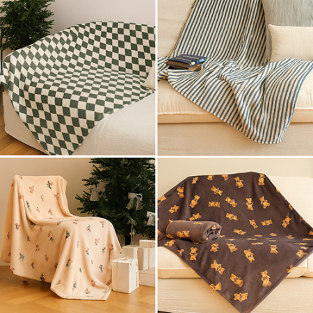 따뜻한 극세사 담요대형 한겨울 필수템 150x100 포근한 담요 #2