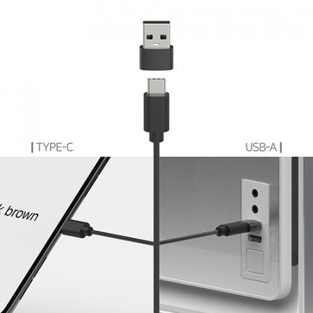 맥스틸 C타입+USB 유선 미니 키보드 #3