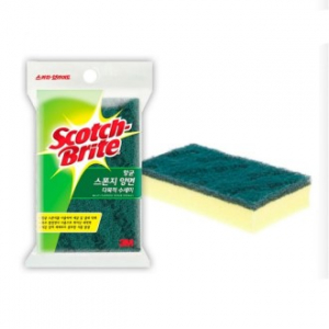 브랜드 양면 스폰지 수세미 /대