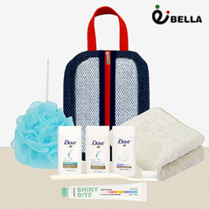 [에코벨라] 투톤 배색 메쉬파우치 6종 여행용 세트 (A)