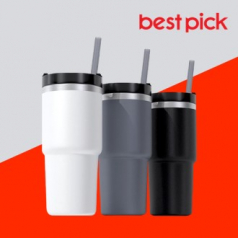 베스트픽 보온보냉 스텐 304 이중 진공 2IN1 텀블러 600ml