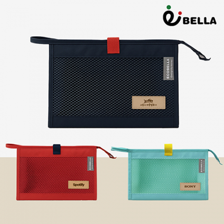 [에코벨라] 투톤 배색 메쉬파우치 여행용 세트 (B) #3