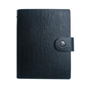 [반값세일] 크록 6공 자석 시스템 다이어리 32절 블루