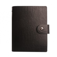 [반값세일] 크록 6공 자석 시스템 다이어리 32절 브라운