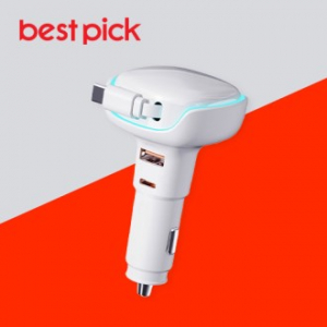 베스트픽 PD 3.0 50W 릴타입 차량용 고속 충전기