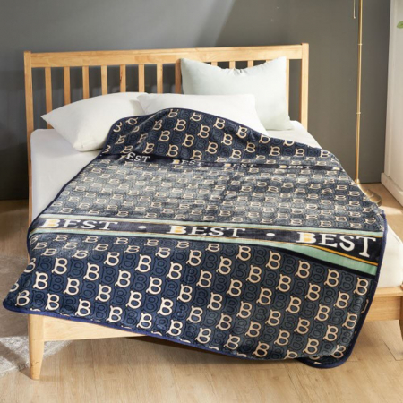 부드럽고 따뜻한 밍크스타일 극세사 이불겸 담요 싱글 6종(영국기 테디곰 호피 사과별 베스트 지브라 ) #4