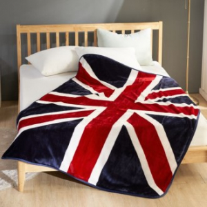 부드럽고 따뜻한 밍크스타일 극세사 이불겸 담요 싱글 6종(영국기 테디곰 호피 사과별 베스트 지브라 )