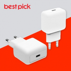 베스트픽 가정용 PD 18W 1포트 USB-C (케이블 미포함) 어댑터 충전기