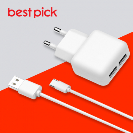 베스트픽 가정용 2.1A 2포트 C타입 USB-A #2