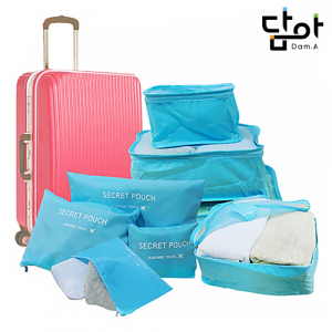 노티드담아 다용도 여행용파우치 6종 세트 대형