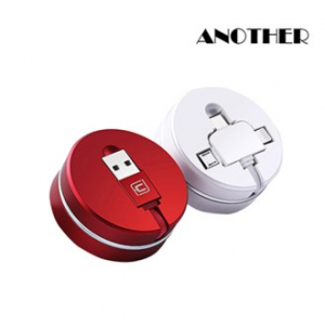 3in1 충전 릴케이블 5핀 8핀 c타입