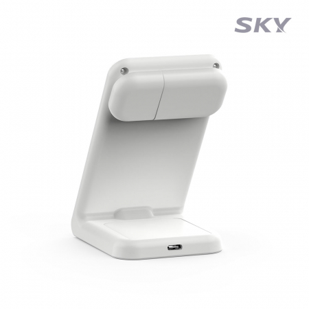 스카이 필 3in1 Qi2 맥세이프 고속 무선 충전기 W60Q #4