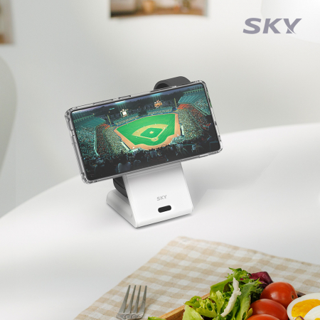 스카이 필 3in1 Qi2 맥세이프 고속 무선 충전기 W60Q #6