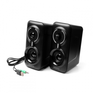 보스위즈 RGB LED 2채널 유선 USB 스피커 BOS-GS350U