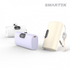 스마텍 STPB-MB100 PD 22.5W 고속충전 일체형 미니보조배터리