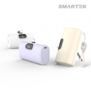 스마텍 STPB-MB100 PD 22.5W 고속충전 일체형 미니보조배터리