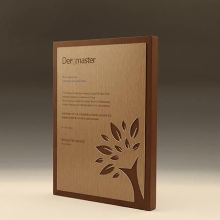 재직 퇴임 퇴직 감사 원목 상패 E5206 #2