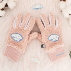 산리오 덤블 손가락장갑 시나모롤 핑크