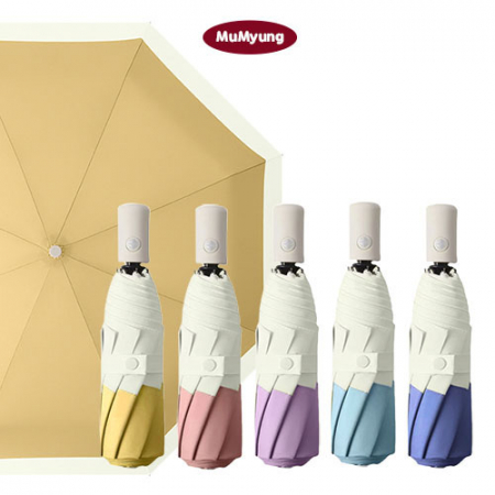 무명 8K 완전자동 투톤 파스텔 3단우산 #2