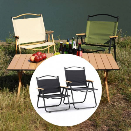 보스위즈 휴대용 경량 접이식 감성 캠핑 의자 대형 BOS-CH76 #2