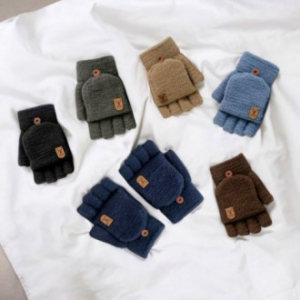 윈터리에 보송 니트 이지터치 스마트 반장갑