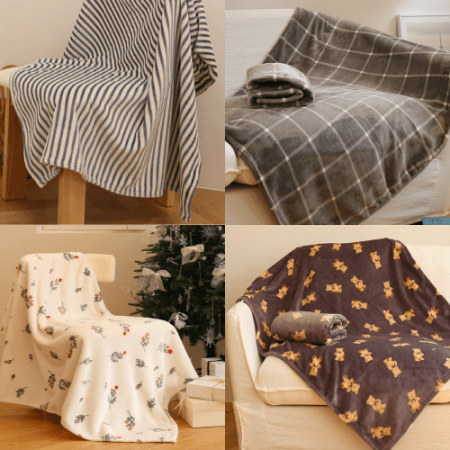 극세사 담요 소형 대형 무릎담요 이불담요 겨울담요 #2