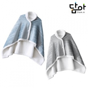 노티드담아 도톰한 극세사 고급 양털 똑딱이 담요