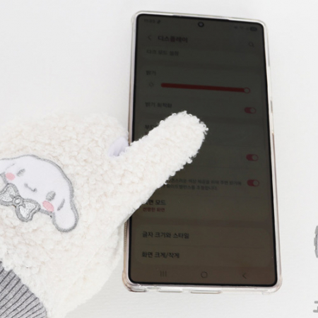 산리오 실버데일리 스노우장갑 시나모롤 #4