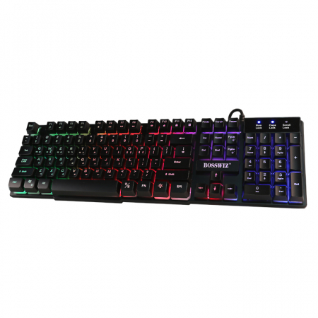 보스위즈 K80 유선 멤브레인 LED 게이밍 키보드 #2
