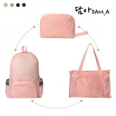 노티드담아 3in1 여행용 폴딩백팩