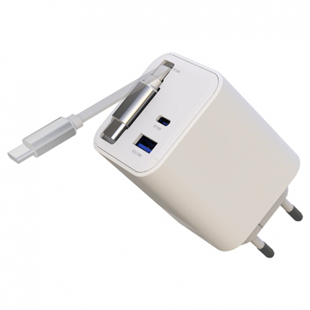 GaN PD 65W PPS 릴케이블 초고속 충전기 C타입 멀티포트 고속충전 어댑터 #4