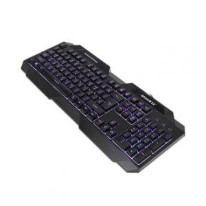 보스위즈 BOS-K9 3색 LED 게이밍 멤브레인 유선 키보드 USB 전원