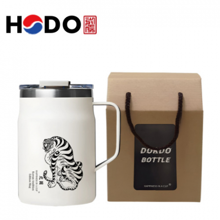 한국전통 민화 호랑이 파우더 머그 독도보틀 480ml #2