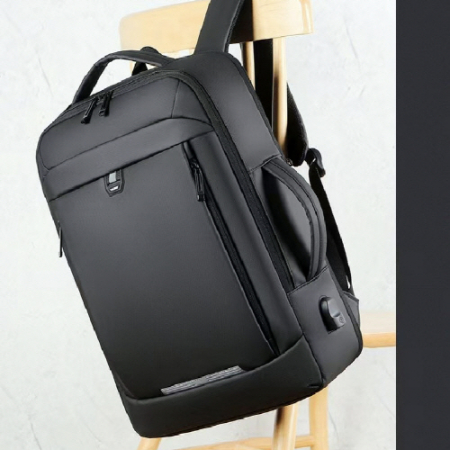 2웨이 출장 비지니스 에어 방수백팩 1P (지퍼확장가능 USB케이블) #2