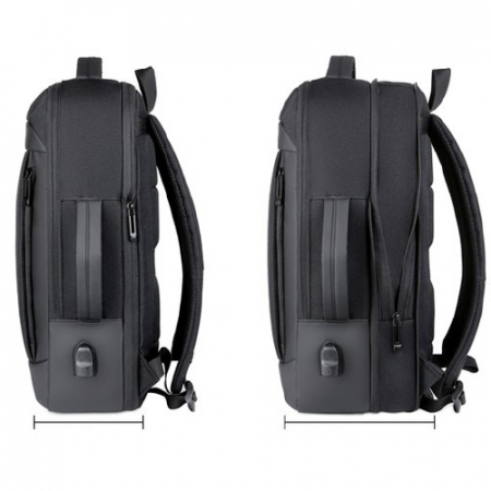 2웨이 출장 비지니스 에어 방수백팩 1P (지퍼확장가능 USB케이블) #3