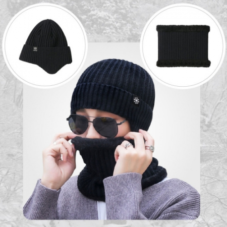 윈터리에 데일리 니트 비니 넥워머 세트 남녀공용 #2
