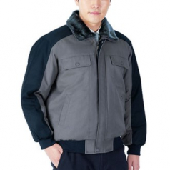 털카라 방한 작업복 점퍼