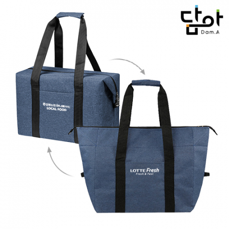 노티드담아 접이식 투웨이 보온보냉백 도시락가방(M) #2