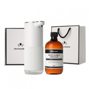 WG-101B 버블 손세정제 자동 디스펜서 1개 + 버블 핸드워시 리필 1개 (500ml)