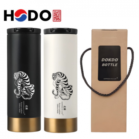 한국전통 민화 호랑이텀블러 500ml 독도보틀 호작도 호랑이 기념품 #2