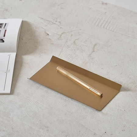 메탈 골드 소품 펜 트레이 #5