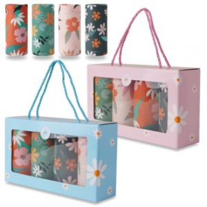 에버센스 플라워 휴대용 캔티슈 4p 선물세트