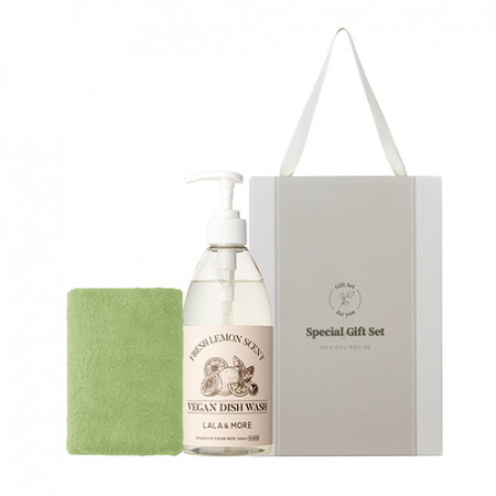 데일리 5색 수건 170g 코마사 + 주방세제 마음1호 2p 선물세트 #2